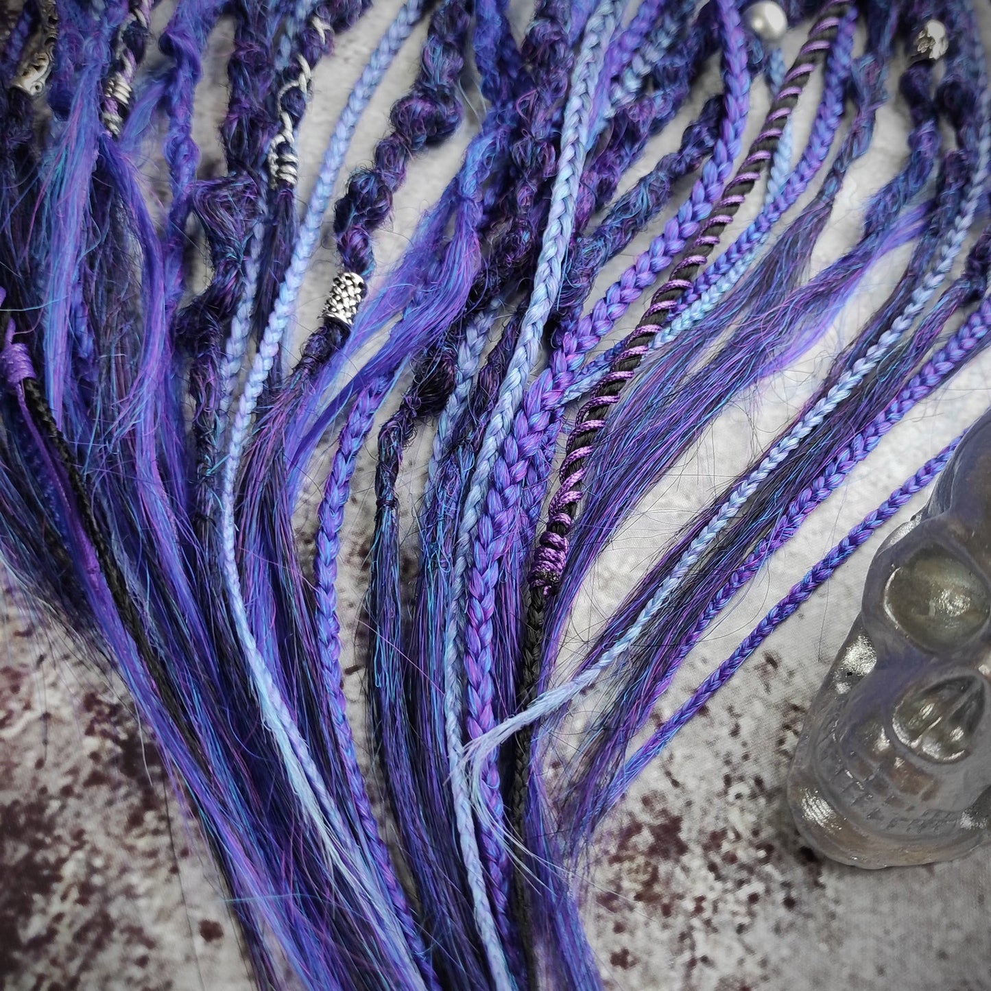Black Purple Goth Dreads