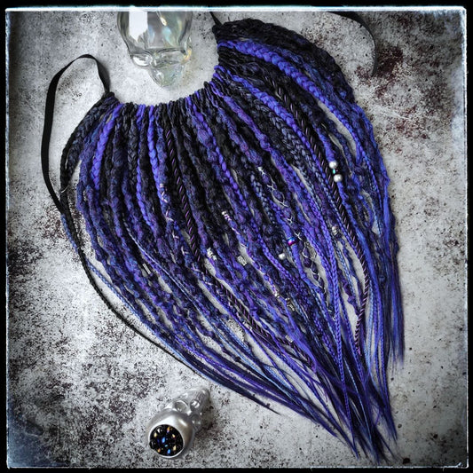 Black Purple Goth Dreads
