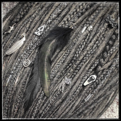 Dark Grey Goth Dreads