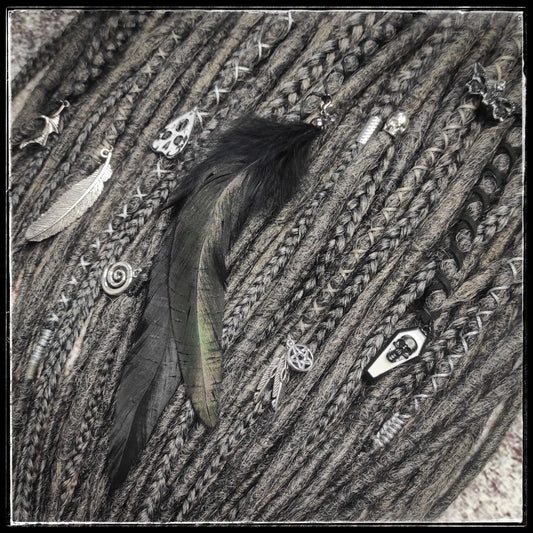 Dark Grey Goth Dreads