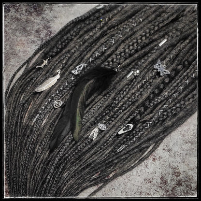 Dark Grey Goth Dreads